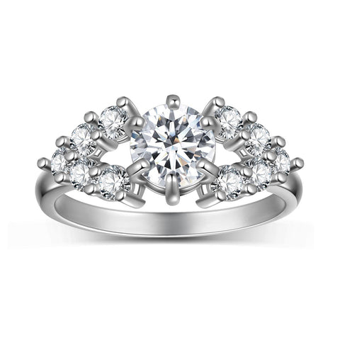 Vintage-Moissanit-Verlobungsringe für Damen, Hochzeitsschmuck, klassischer Versprechensring, 1,2 CT, 925er Sterlingsilber