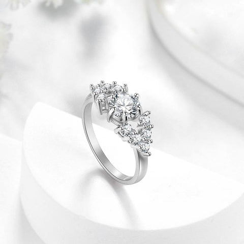 Vintage-Moissanit-Verlobungsringe für Damen, Hochzeitsschmuck, klassischer Versprechensring, 1,2 CT, 925er Sterlingsilber