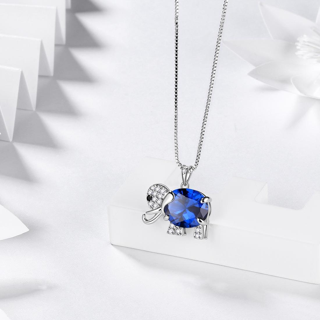 September Birthstone Necklace - Sapphire - Buy Women's Necklaces - Billy J
