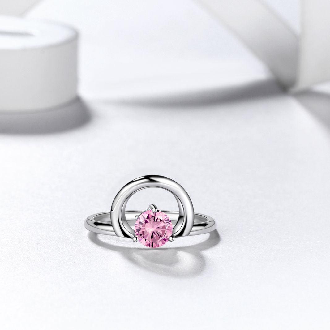 LIBRA Diamond Zodiac Engagement Ring - TheNetJeweler