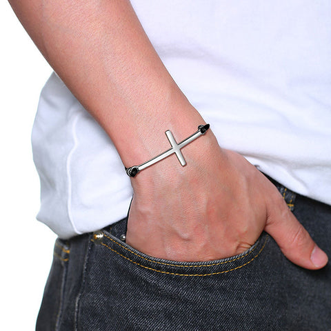 Bracelet en acier inoxydable pour hommes en gros avec symbole
