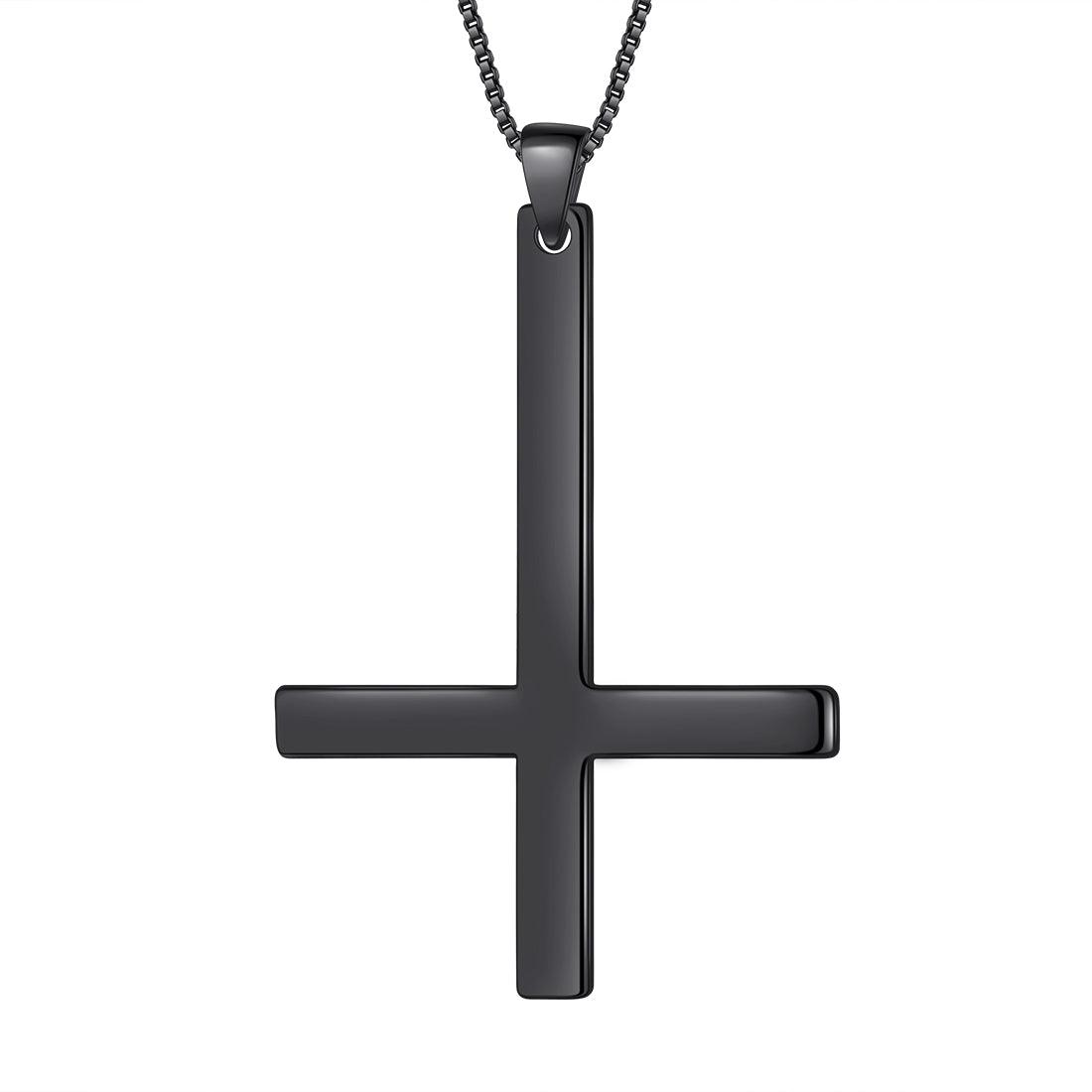 Upside Down Cross Pendant Inverted Cross Necklace Cross of 